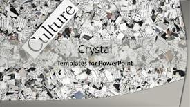  Presentation with news paper - PPT layouts having news paper confetti concept background and a light gray colored foreground
