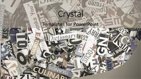  Presentation with english magazine - Beautiful slide deck featuring news reportage journalism - magazine confetti background backdrop and a light gray colored foreground