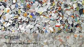  Presentation with newspaper - Cool new presentation theme with newsbackground - newspaper background backdrop and a light gray colored foreground