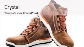  Presentation with brown leather - Audience pleasing slide deck consisting of newsoccer - pair of new brown leather backdrop and a light gray colored foreground