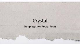  Presentation with torn newspaper paper - Colorful slide set enhanced with newspaper - piece of torn blank paper backdrop and a light gray colored foreground