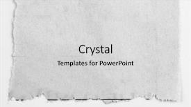  Presentation with torn newspaper paper - Beautiful PPT theme featuring newspaper - piece of torn blank paper backdrop and a light gray colored foreground