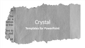  Presentation with torn paper - Slides enhanced with newspaper - piece of torn paper background and a gray colored foreground