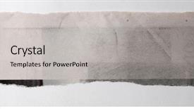  Presentation with torn paper - Slide deck with newspaper - piece of torn paper background and a light gray colored foreground