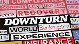  Presentation with newspaper headlines - Cool new PPT theme with newspaper and magazine headlines detailing backdrop and a  colored foreground