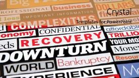  Presentation with newspaper headlines - Audience pleasing presentation theme consisting of newspaper and magazine headlines detailing backdrop and a  colored foreground