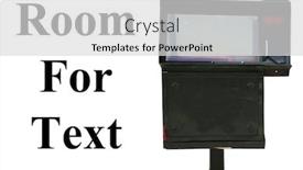  Presentation with text box - PPT theme having newspaper-box-generic-newspaper background and a light gray colored foreground