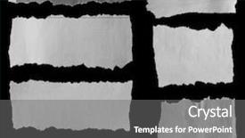  Presentation with black paper - Slide deck with torn paper on black background and a gray colored foreground