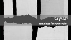  Presentation with black paper - Amazing slide set having torn paper on black backdrop and a gray colored foreground