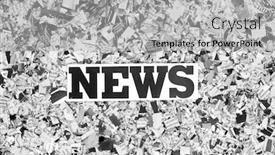  Presentation with confetti - Theme consisting of newspaper-confetti-from-above background and a light gray colored foreground