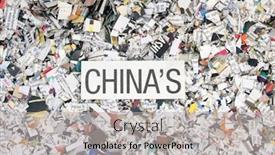  Presentation with confetti - Audience pleasing presentation consisting of newspaper-confetti-from-above backdrop and a light gray colored foreground