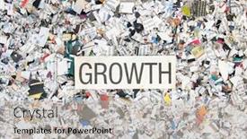  Presentation with confetti - PPT layouts having newspaper-confetti-from-above background and a light gray colored foreground