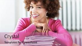  Presentation with african american adults in classroom - Slide deck having newspaper free - african american student at cafe background and a  colored foreground