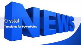  Presentation with sikkim news - Slides featuring newspapers 3d latest - 3d news background and a cobalt blue colored foreground