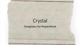  Presentation with torn paper - Amazing presentation design having newsprint - piece of torn paper isolated backdrop and a soft green colored foreground