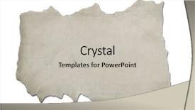  Presentation with torn paper - Slide set having newsprint - piece of torn paper background and a light gray colored foreground