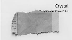  Presentation with torn paper - Beautiful presentation design featuring black punching bag and cross--fit fitness rings workout equipment in gym backdrop and a dark gray colored foreground.