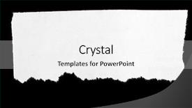  Presentation with black paper - Colorful presentation design enhanced with newsprint - piece of torn paper backdrop and a  colored foreground