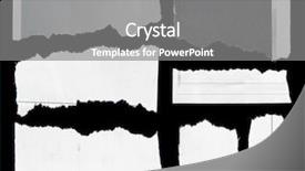  Presentation with black paper - Slide set featuring newsprint - pieces of torn paper background and a gray colored foreground
