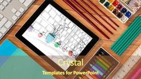  Presentation with bits - Presentation with new office in black background and a tawny brown colored foreground