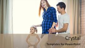  Presentation with new birth - Theme featuring  background and a  colored foreground