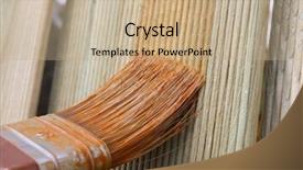  Presentation with furniture - Presentation consisting of painting wooden furniture piece background and a coral colored foreground