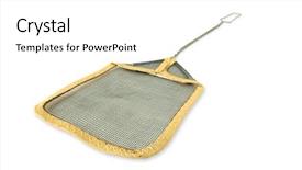  Presentation with fly - Colorful PPT theme enhanced with newswat - fly swatter with dramatic perspective backdrop and a  colored foreground