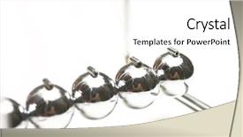  Presentation with collision - Slides featuring newton cradle - collision balls side view background and a white colored foreground