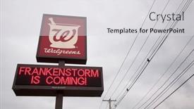  Presentation with hurricane - Colorful PPT theme enhanced with newton-nj-oct-27 backdrop and a light gray colored foreground