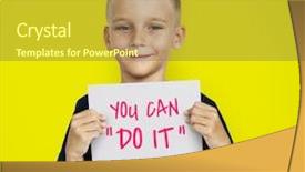  Presentation with newton cradle - Audience pleasing slides consisting of newton's cradle balancing large backdrop and a tawny brown colored foreground