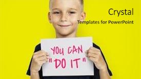  Presentation with disco ball - PPT theme featuring newtons' cradle made with disco background and a light gray colored foreground