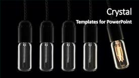  Presentation with newton cradle - Beautiful slides featuring newtons cradle pendulum with vintage backdrop and a black colored foreground