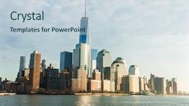  Presentation with panorama old tbilisi - Colorful PPT layouts enhanced with newyork - panorama of downtown manhattan backdrop and a lemonade colored foreground