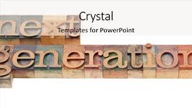  Presentation with generation - PPT layouts with next generation - isolated phrase background and a sky blue colored foreground