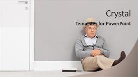  Presentation with sea floor - Presentation theme enhanced with next to a white door background and a light gray colored foreground