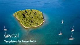  Presentation with marine transportation - Cool new PPT layouts with next to small island croatia backdrop and a ocean colored foreground