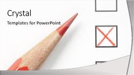  Presentation with survey - Slides enhanced with next to survey check box background and a white colored foreground