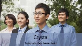  Presentation with young business people - PPT theme with next year plan - young business people background and a  colored foreground