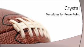  Presentation with stitch - Amazing theme having nfl - american football - macro backdrop and a white colored foreground