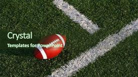  Presentation with ikan mackarels line up - Beautiful presentation featuring nfl - collegiate football near the yard backdrop and a tawny brown colored foreground