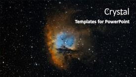  Presentation with telescope - Audience pleasing PPT layouts consisting of ngc281-nebula-also-know backdrop and a black colored foreground
