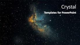  Presentation with nebula - Beautiful theme featuring ngc7380-nebula-also-know backdrop and a black colored foreground