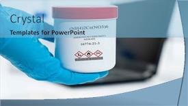  Presentation with ammonium nitrate - Slide set featuring nh4-2ce-no3-6-ammonium and a light blue colored foreground