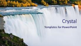  Presentation with falls - PPT theme with niagara falls background and a  colored foreground