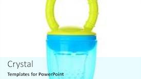  Presentation with baby - PPT layouts having nibbler-for-baby-on-white background and a arctic colored foreground