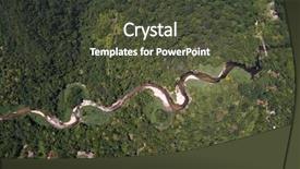  Presentation with latin america - Beautiful slide deck featuring nicaragua - top view of river backdrop and a tawny brown colored foreground