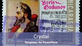  Presentation with opera - Slides featuring nicaragua-circa-1980s-a-post background and a ocean colored foreground