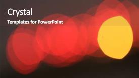  Presentation with laser light colorful abstract - Slides having nice abstract background with unfocused background and a tawny brown colored foreground