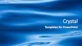  Presentation with blue water - Audience pleasing theme consisting of nice blue water close up backdrop and a teal colored foreground