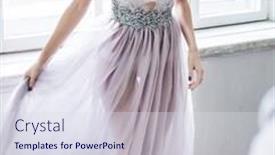  Presentation with bride - Colorful theme enhanced with nice bride backdrop and a sky blue colored foreground